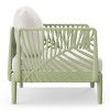 WestinTrends Playa Modern Outdoor Polypropylene Resin Deep Seating Patio Club Chair, Green - 4 of 4