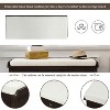 Sapphtopaz Modern Storage Bench Upholstered Shoe Bench with 3 Drawers and 3 Rattan Baskets Shoe Storage Ottoman Entryway Bench for Bedroom - 2 of 4