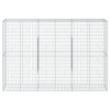 vidaXL Gabion Basket Silver Galvanized Iron Large Heavy Weight Endurance - 3 of 4