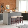 WestinTrends 29" Upholstered Saddle Seat Counter Stool - 2 of 4