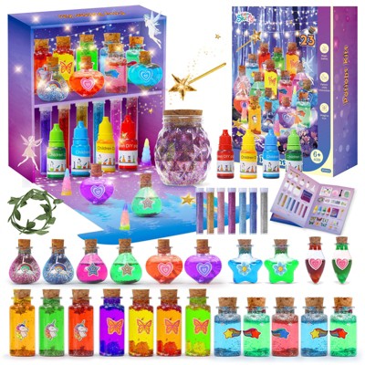 Skirfy Fairy Aqua Potion Kits for Girls with 23 Potion Bottles, Magic Kit Mix Potion DIY Decorations Garden Art Craft Birthday Gifts