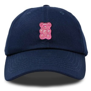 Dalix Pink Gummy Embroidered Cotton Dad Hat Baseball Cap Adjustable Womens - 1 of 4