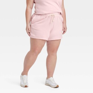 Women's Leisure Studio Mid-Rise Pull-On Shorts - Universal Thread™ - 1 of 3