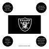Full Color PVC Mat, 16" x 28", Las Vegas Raiders - 4 of 4