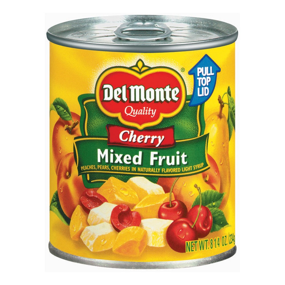 UPC 024000015390 product image for Del Monte Cherry Mixed Fruit in Naturally Flavored Light Syrup - 8.25 oz. | upcitemdb.com