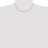 Black Bow Jewelry 1.25mm Sterling Silver, Mirror Box Chain Necklace - 2 of 4