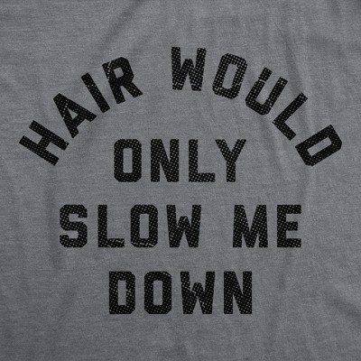 Мужские футболки Crazy Dog T-Shirts, Inc. Mens Funny T Shirts Hair Would Only Slow Me Down Sarcastic Bald Graphic Novelty Tee for Men - Crazy Dog Men's T Shirt With Sarcastic Sayings Dark XL — фото 2
