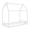 CAVINAS Twin/Full Size Wooden House-Shaped Bed Frame,Cute Floor Bed for Kids Room,Bedroom - 4 of 4