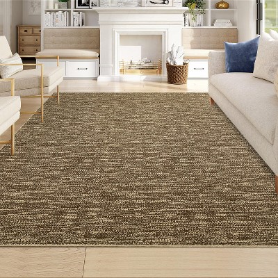 Ultra-Thin Soft Modern Contemporary Washable Area Rug Indoor Floor Carpet for Bedroom Living Room or Dining Room
