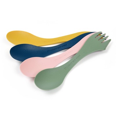 4pk Plastic Spork Set - Light My Fire of Sweden