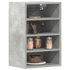 CLIHOME Open 4-Tier Storage Wall Kitchen Storage Cabinet for Modern Living Spaces - 1 of 4