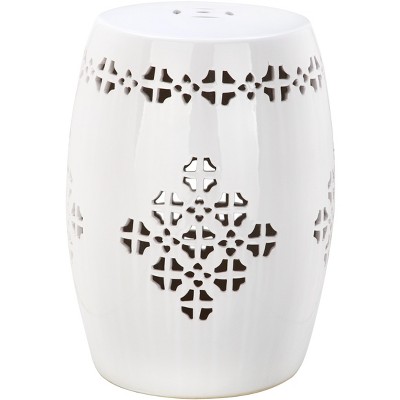 Quatrefoil Garden Stool - Indoor/Outdoor - ACS4535 - Safavieh