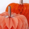 Meri Meri Halloween Honeycomb Pumpkins (Pack of 2) - 2 of 4