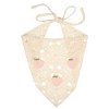 Unique Bargains Women's Fashion Hollow Triangle Headwrap 21.26"x10.24" Beige 1 Pc - 4 of 4