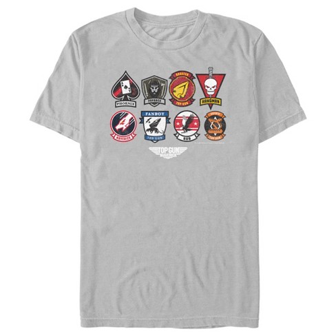 Men's Top Gun: Maverick Codename Patches T-shirt : Target
