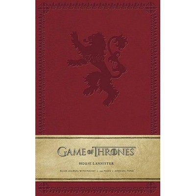 Game of Thrones House Lannister Large Ruled Journal - by Insight Editions (Hardcover)