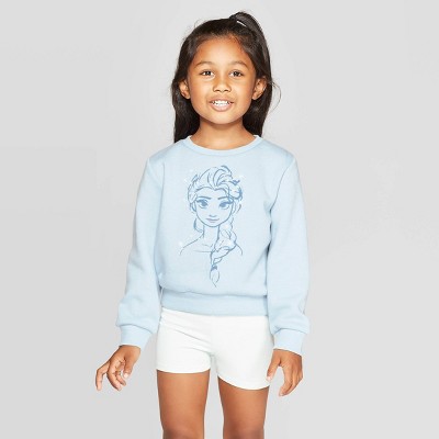 light blue crewneck sweatshirt