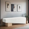 Meridian Furniture,Alora Fabric Bench - 2 of 4