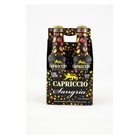 Capriccio Bubbly Sangria White 4 Pack Binny S Beverage Depot