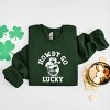 Simply Sage Market Women's Graphic Sweatshirt Kiss Me I'm Irish Lips - 3 of 4