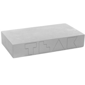 Teak Tuning Fingerboard Concrete "Big Slab" Manual Pad – 5.5" Wide, 1" Tall – Handmade in USA - 1 of 1
