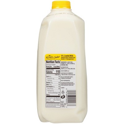 Kemps 1% Milk - 0.5gal