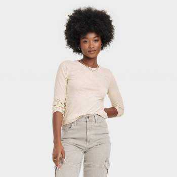 Women's Slim Fit Long Sleeve T-Shirt - Universal Thread™