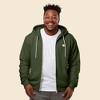 Dalix Cappuccino Embroidered Zip Hoodie Fleece Long Sleeve Pocket Warm Soft Mens - 3 of 4