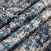 Vintage Rug Washable Rug with Non Slip Rubber Backing, Soft Non Shedding , Retro Oriental Carpet for Living Room Bedroom Nursery - 2 of 4