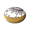 Royal Hampton Round Metal Wall Mount Rustic Gold Bronze, 21 Inch Handcrafted Sun and Moon Accent Wall Decor - 4 of 4