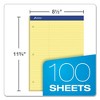 Ampad Double Sheet Pads Canary-Yellow 8.5" x 11.75" 100 Sheets - 3 of 4