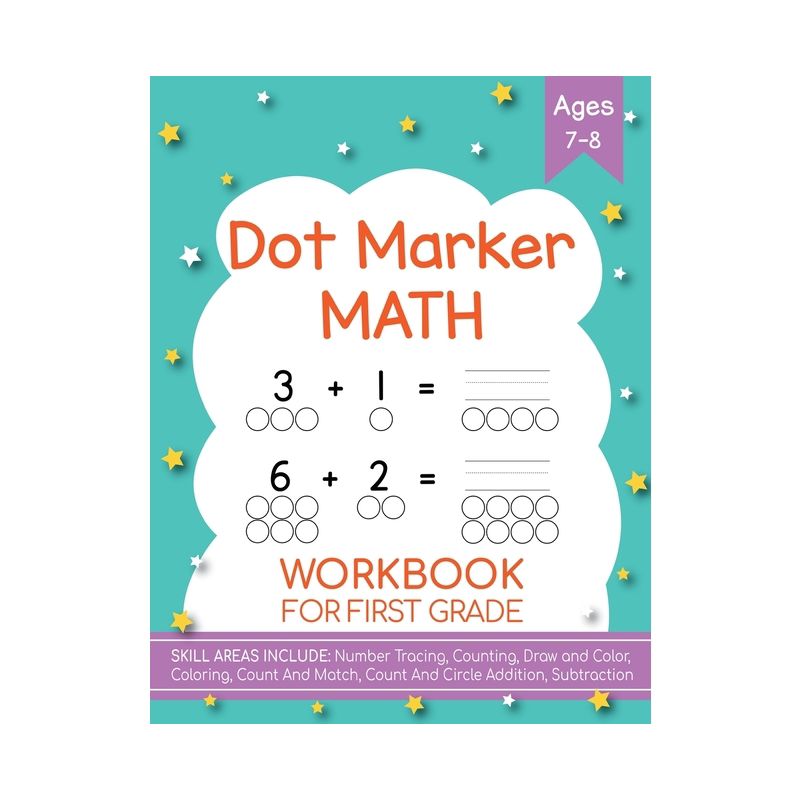 Dot Markers Activity Book! Kindergarten, First and Second Grade. Ages 5-9 - by  Beth Costanzo (Paperback), 1 of 2
