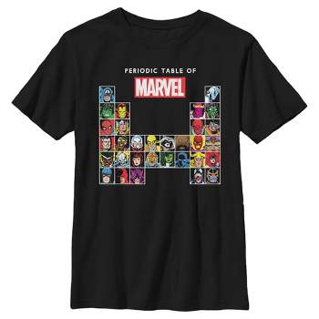 Boy's Husky Marvel Periodic Table of Heroes