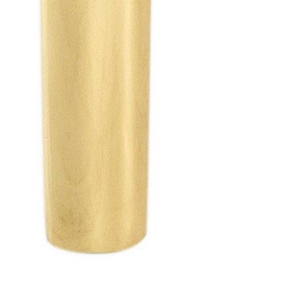 Transitional Mustard Velvet Parsons Dining Chair with Gold Legs