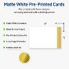 Avery Printable Rectangle Postcards, Gold Double-Dipped Edge, 4" x 6", Matte White Rectangle Postcards, Laser/Inkjet, 20ct, Great for Postcards - 2 of 4