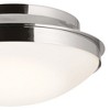 Kichler Lighting Bretta 3 - Light Flush Mount in  Polished Nickel - 4 of 4