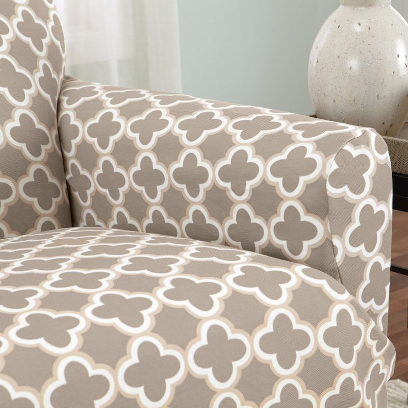 Great Bay Home Stretch Printed Washable Sofa Slipcover, 3 of 7