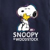 Boys' - Peanuts - Snoopy And Woodstock Graphic Long Sleeve Fleece Sweatshirt - 2 of 4