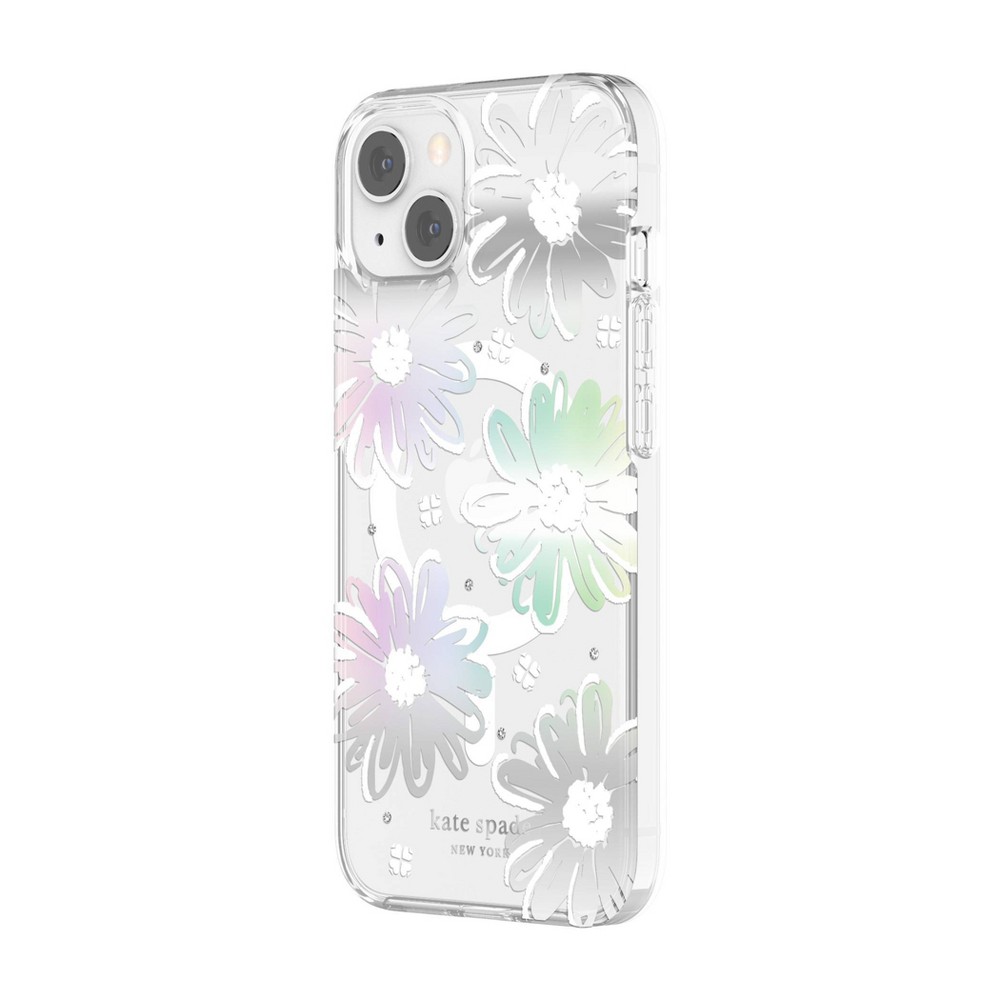 Kate Spade New York Apple iPhone 13 Hardshell Case with MagSafe - Daisy Iridescent