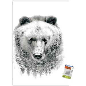 Trends International Bear - Trees Unframed Wall Poster Prints - 1 of 4