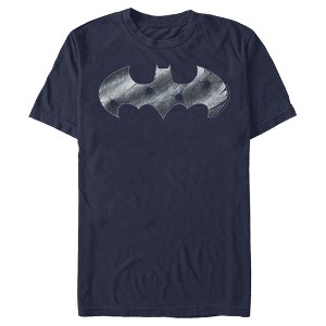 Men's Batman Steel Scars Logo T-Shirt - 1 of 4