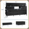 Jojoka 14 Drawer Dresser for Bedroom with Shelves & Side Pocket, Fabric Storage Organizer with Wood Top & Metal Frame, 55" Wide - 2 of 4