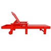 WestinTrends Malibu Reclining Chaise Lounge With Arms & Wheels - 4 of 4