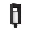 Livex Lighting Bleecker 1 - Light Post Light in  Black - 2 of 2