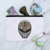 Power Rangers White Ranger Helmet Makeup Cosmetic Bag Organizer Pouch - 2 of 4