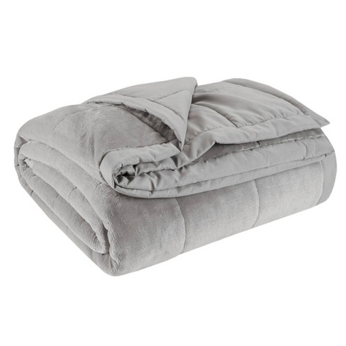 Campbell Reversible Heiq Smart Temperature Down Alternative Bed Blanket ...