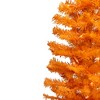 Northlight Pre-Lit Medium Artificial Pine Christmas Tree - 3' - Orange - Clear Lights - image 3 of 4