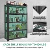 Lyngins Adjustable 3-Tier Fish Tank Rack Shelf, Heavy-Duty Steel Shelving Unit for 20-30 Gallon Aquariums, Rust-Proof & Easy Assembly Storage Shelves - 4 of 4