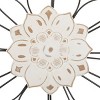 Set of 2 Metal Floral Wall Decors Black - Olivia & May - 4 of 4