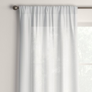 1pc Sheer Window Curtain Panel White - Room Essentials™ - 1 of 4